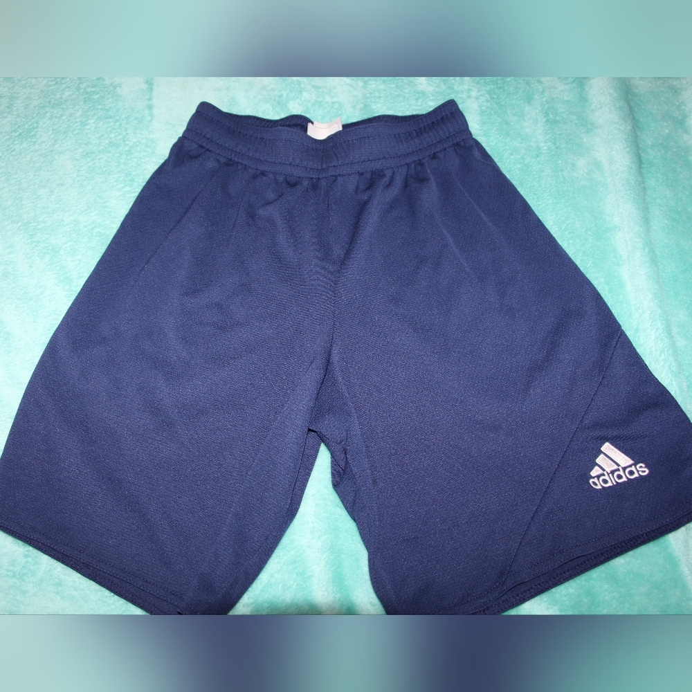 Kids Blue Adidas Shorts Size YXL